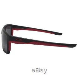 Oakley OO 9264-12 MAINLINK Matte Black Red Frame Black Iridium Mens Sunglasses