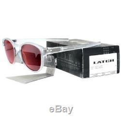 Oakley OO 9265-09 Latch Matte Clear Frame Torch Iridium Lens Mens Sunglasses