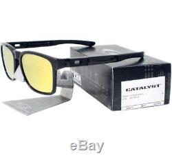 Oakley OO 9272-04 Catalyst Polished Black with 24K Iridium Mirror Mens Sunglasses