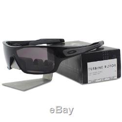 Oakley OO 9307-01 TURBINE ROTOR Polished Black with Warm Grey Mens Sunglasses