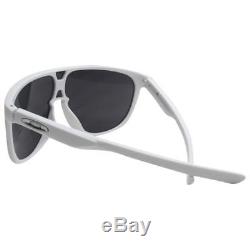 Oakley OO 9318-02 TRILLBE Matte White Black Iridium Mirror Lens Mens Sunglasses