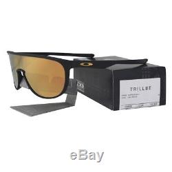 Oakley OO 9318-06 TRILLBE Matte Black 24K Iridium Mirror Lens Mens Sunglasses