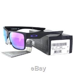 Oakley OO 9350-04 TWOFACE XL Polished Black Violet Iridium Lens Mens Sunglasses