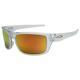 Oakley Oo 9367-0560 Drop Point Matte Clear Fire Iridium Mens Mirror Sunglasses