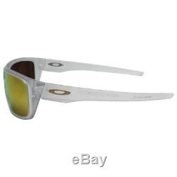 Oakley OO 9367-0560 DROP POINT Matte Clear Fire Iridium Mens Mirror Sunglasses