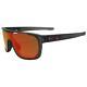 Oakley Oo 9387-0431 Crossrange Sheild Matte Grey Smoke With Prizm Ruby Sunglasses