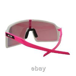 Oakley OO 9406-1737 Sutro Matte White Pink Frame Prizm Road Lens Mens Sunglasses