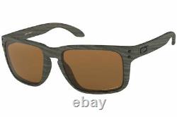 Oakley OO 9417-06 Holbrook XL Woodgrain / Prizm Tungsten Polarized Sunglasses
