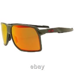 Oakley OO 9446-0362 Polarized Portal Moss Frame Prizm Ruby Lens Mens Sunglasses
