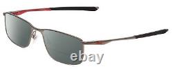 Oakley OX3217 Men Rectangle Polarized BIFOCAL Sunglasses Satin Chrome/Black 53mm