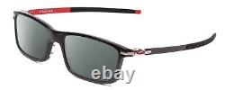 Oakley OX8050 Mens Rectangle Polarized BIFOCAL Reading Sunglasses Black/Red 55mm