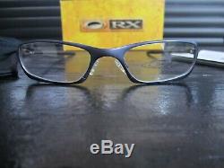 Oakley O Wire Steel Blue 50mm Frames Eyeglasses RX 11-507 New Authentic Rare