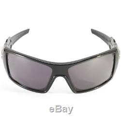 Oakley Oil Rig OO9081 03-460 Polished Black/Warm Grey Men's Sport Sunglasses