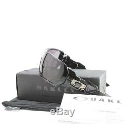 Oakley Oil Rig OO9081 03-460 Polished Black/Warm Grey Men's Sport Sunglasses