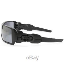 Oakley Oil Rig OO9081 03-464 Matte Black/Black Iridium Men's Sport Sunglasses