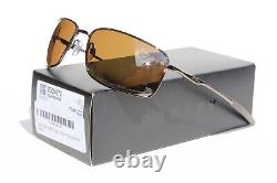 Oakley Oo4075-06 Square Wire Tungsten Iridium Polarized Sunglasses Gunmetal New