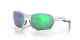 Oakley Plazma Sunglasses Oo9019-1659 Matte Clear Frame With Prizm Road Jade Lens