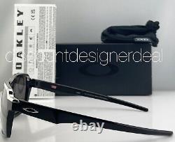 Oakley Parlay Sunglasses OO4143-02 Polished Black Silver Frame Prizm Silver Lens