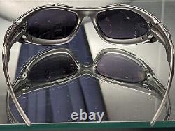 Oakley Plate Dark Silver With Black Iridium Lenses