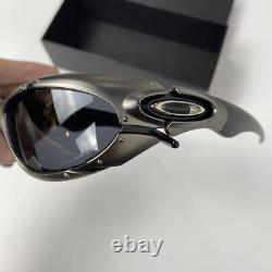 Oakley Plate Sunglasses Silver/Black