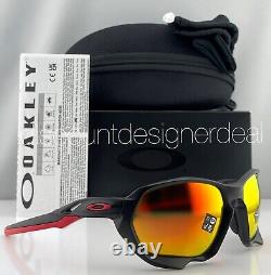 Oakley Plazma Sunglasses OO9019-11 Matte Black Red Frame Prizm Ruby Lens 59mm
