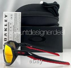 Oakley Plazma Sunglasses OO9019-11 Matte Black Red Frame Prizm Ruby Lens 59mm