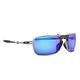 Oakley Polarized Badman Sunglasses Oo6020-04 Plasma / Sapphire Iridium Polarized