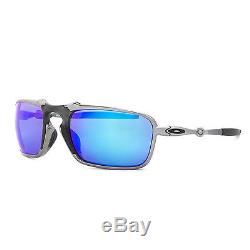 Oakley Polarized Badman Sunglasses OO6020-04 Plasma / Sapphire Iridium Polarized