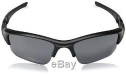 Oakley Polarized Men's Flak Jacket XLJ Square Sunglasses Matte Black 63 mm