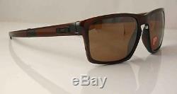 Oakley Polarized Mens Sunglasses Sliver F Matte Dark Amber Fr Tungsten Lens New