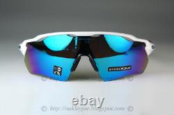 Oakley RADAR EV PATH Sunglasses OO9208-5738 Polished White With PRIZM Sapphire