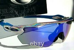 Oakley RADAR EV Path HOLOGRAPHIC Polarized Galaxy Blue Mirror Sunglass 9208-C5