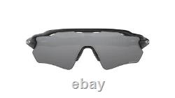 Oakley Radar EV Path Black Polarized Men's Matte Black Lens Sunglasses New XL