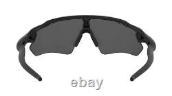 Oakley Radar EV Path Black Polarized Men's Matte Black Lens Sunglasses New XL