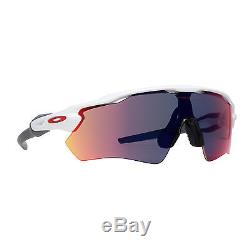 Oakley Radar EV Path EV OO9208-18 White/Gray/Red Iridium Shield Sunglasses