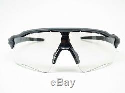 Oakley Radar EV Path OO9208-13 Steel Clear Black Iridium Photochromic Sunglasses