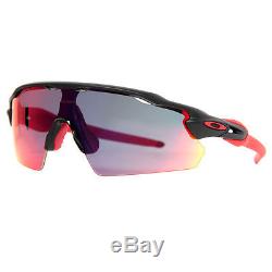 Oakley Radar EV Path OO9211-02 Matte Black/Red Men's Iridium Shield Sunglasses