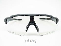 Oakley Radar EV Path Sunglasses OO9208-13 Steel With Clear Black PHOTOCHROMIC Lens