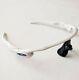 Oakley Radar Ev Polished White Blue Icons Frame Only Authentic Path Pitch