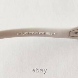 Oakley Radar EV Polished White Blue Icons Frame Only Authentic Path Pitch
