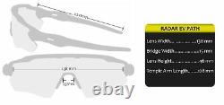 Oakley Radar Ev Path sunglasses Polished white frame Prizm Sapphire Lens OO9208