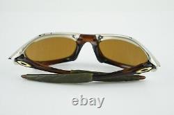 Oakley SPLICE FMJ Platinum Rootbeer / Gold Iridium Sunglasses