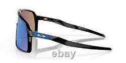 Oakley SUTRO Sunglasses OO9406-9037 Polished Black With PRIZM Sapphire Lens NEW