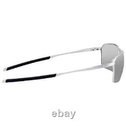 Oakley Savitar Titanium Prizm Black Polarized Geometric Men's Sunglasses OO6047