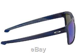 Oakley Silver XL Aero Flight OO9341-22 Sunglasses Navy Prizm Sapphire Lens 9341