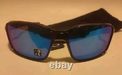 Oakley Siphon Matte Black With Prizm Sapphire Sunglasses New