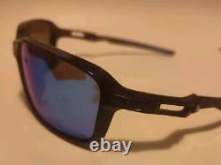 Oakley Siphon Matte Black With Prizm Sapphire Sunglasses New