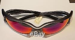 Oakley Split Jacket Silver/ Red 009099-06 New Authentic Sunglasses