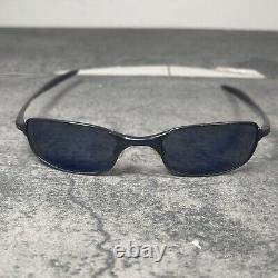 Oakley Square Wire 2.0 Dark/Black Iridium! Spring Hinge Sunglasses