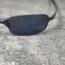 Oakley Square Wire 2.0 Dark/Black Iridium! Spring Hinge Sunglasses